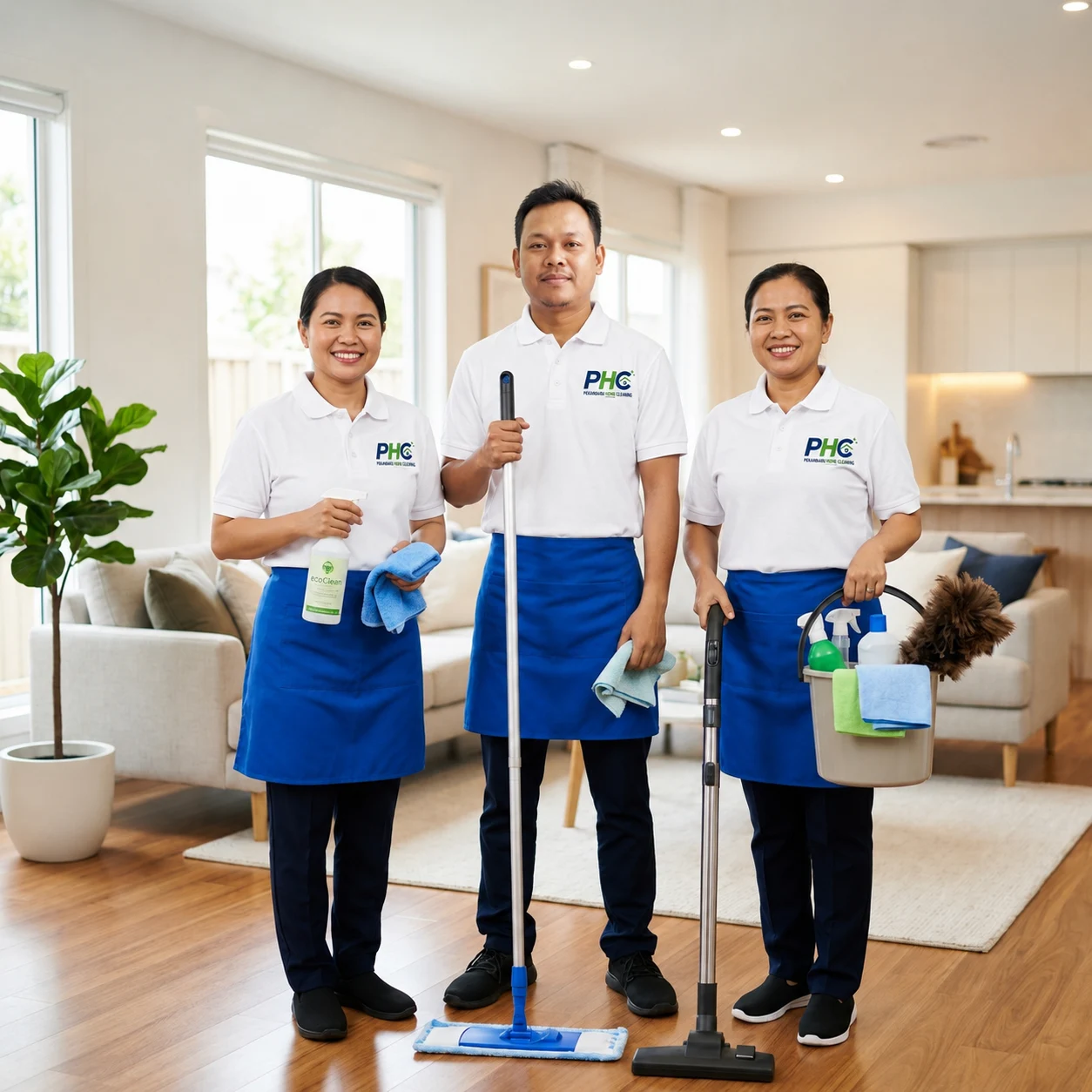 Tim profesional PHC Pekanbaru Home Cleaning