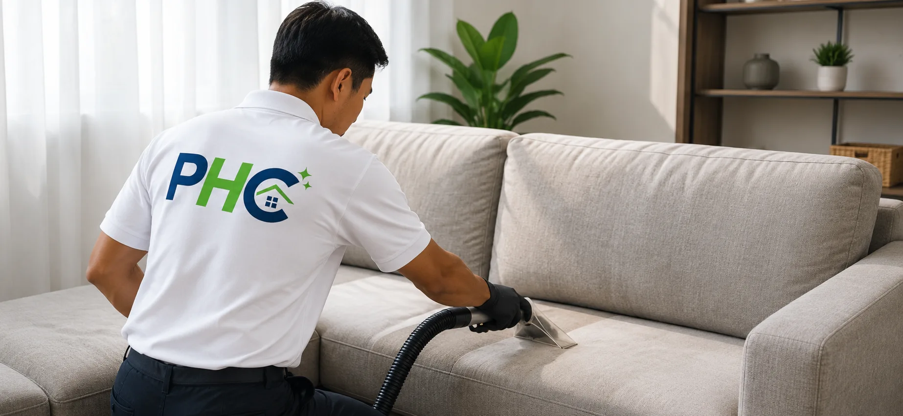 Cuci Sofa dan Sedot Tungau